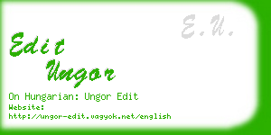 edit ungor business card